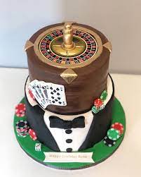 Roulette And Tuxedo Casino Cake Casino Cakes Poker Cake Vegas Cake