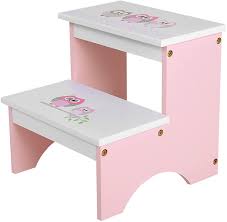 Made, like everything else we have, with love and the knowledge of making great pieces that last. Amazon Com Songmics Children Step Stool Wood Bed Steps For Kids Owl Theme In Bathroom Closet Kitchen Toilet Pink And White Ulkf02pk Furniture Decor