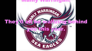 And in a touching tribute, all attendees will be asked to stand and applaud at the 175th second mark of the match in memory of our greatest ever sea eagle. Manly Warringah Sea Eagles Theme Song Lyrics Nrl Sing A Long Youtube