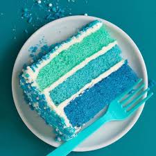 Three Layers Of Deliciously Light Vanilla Cake Colored In An Ombre Of Country Club Pool Blues Pool Party Cake Recipe Pool Party Cakes Pool Cake Party Cakes