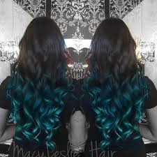 Black To Teal Ombre Blue Ombre Hair Turquoise Hair Ombre Turquoise Hair