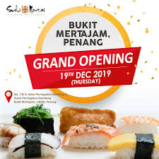 As we were shopping for some furniture around skudai area, we stopped by sushi mentai branch at taman ungku tun aminah. Sushi Mentai Bukit Mertajam Grand Sushi Mentai Group Facebook