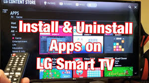 Select lg content stored select premium apps. Lg Smart Tv How To Install Uninstall Apps Youtube