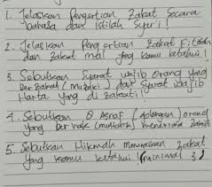 Maka dari itu, syarat wajib zakat fitrah adalah sebagai berikut Tolong Di Jawab Ya No 1 Sampai 5 Brainly Co Id