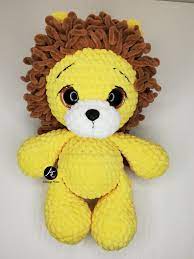 Stuffed Animal Lion Toy For Kids Baby Lion Doll For Baby Crochet Lion Toy Plush Animals Cute Lion Plush Doll Birthday Gift For Child In 2021 Lion Toys Etsy Baby Crochet Lion