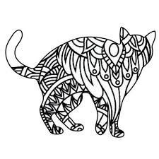 Hello kitty hibiscus holidays horse hot wheels hyacinthus ichthyosaur iguanodon iris. Cat Mandala Coloring Page Cat Outline Coloring Buddy