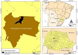 0800 042 0109 (44) 3518 2500. Location Of The Urban Area In The Municipality Of Campo Mourao State Download Scientific Diagram