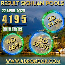 Result Sichuan Pools Rabu 22 April 2020 In 2020 Sichuan Pool Agen