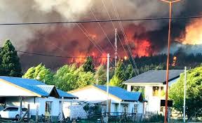 Preocupación en el sur del país por nuevos focos de incendios que se desataron en las provincias de chubut y río negro. Zpe Gugcpccsrm