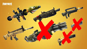 Who doesn't love a gun with seemingly unlimited ammo? Here Are The 28 Weapons And Items Fortnite Vaulted For The New Chapter 2 Map