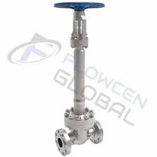 FLOWCEN Extended Bonnet Cryogenic Gate Valve Flanged ...