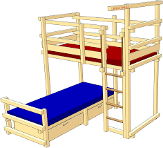 It is important that there is at least 5″ (125mm) between the top of the mattress and the top of the guardrail. Corner Bunk Bed Buy Online Billi Bolli