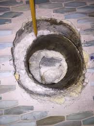 Luckily, swapping in a new toilet flange is a fairly common plumbing repair that many handy homeowners can manage, saving anywhere from $100 to $200 on hiring a pro. Toilet Flange Ripped Off On Lead Pipe In Concrete Floor How To Fill The Gap Terry Love Plumbing Advice Remodel Diy Professional Forum