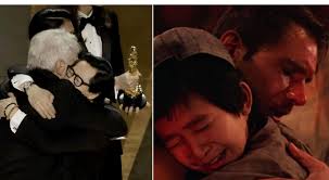 Nearly 40 years after playing a character named 'Short Round' in Indiana  Jones Temple of Doom, actor Ke Huy Quan got another hug from Harrison Ford,  after winning an Oscar. Very nice