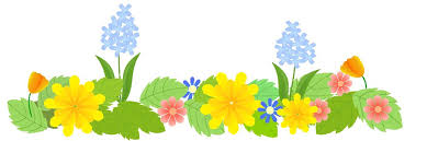 春の花畑 春のイラスト素材 無料テンプレート