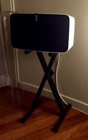 Sonos Play 5 Speaker Stand Hack I Purchased An Electronic Piano Seat From Allans Music For Approx 35 And Removed The Seats Speaker Stands Sonos Sonos Play 5