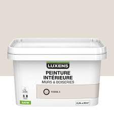 Peinture luxens 28 nuancier peinture luxens chambredhotesvendee, peinture luxens exterieur gris anthracite pajero blog, nuancier peinture facade peinture blanche peinture fauvette, finition captéo velours, nuancier luxens satin peinture couleurs intérieures toutes pièces rouge gourmand n°1 0.5l. Peinture Mur Et Boiserie Luxens Fossil 6 Satine 2 5 L Leroy Merlin