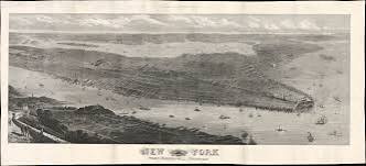 New York from Bergen Hill : Hoboken.: Geographicus Rare Antique Maps