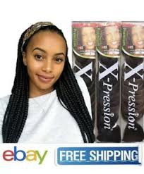 Great savings & free delivery / collection on many items. 2x Packs X Pression Braiding Hair Ultra Braid Xpression 100 Kanekalon Color 1b Ebay