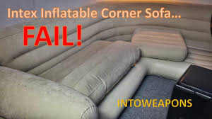 Brown, purple, red, blue net weight: Intex Inflatable Corner Sofa Review 60 Day Failure Youtube