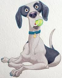 Novosti Dog Caricature Dog Paintings Animal Drawings