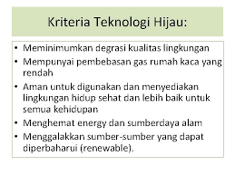 Alangkah nyamannya jika persekitaran kita masih kekal dengan keindahan alam semulajadi yang menghijau. Teknologi Hijau Tm 5 6 Teknologi Hijau Definisi
