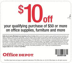 Office Depot Printable Coupon 10 Off 50 Or More Exp April15 2012 Home Depot Coupons Printable Coupons Online Coupons Codes