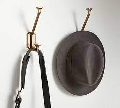 Boulevard Hook Brass Finish At Pottery Barn Pottery Barn Barn Style Doors Home Improvement Loans