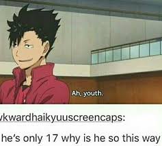 Kuroo How Old Are You Really Haikyuu Haikyuu Anime Haikyuu Haikyuu Characters