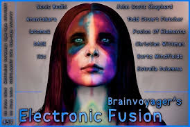 Flyers and playlists of radio show "Electronic Fusion"