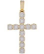 14k gold diamond cross pendant necklace for women, real gold chain comfirmation jewelry gifts for her (0.03 ct), 16+1+1 inch 3.9 out of 5 stars 22 $229.00 $ 229. Diamond Cross Necklace Shop Diamond Cross Necklace Macy S