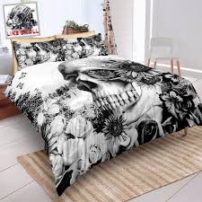 Parure De Couette Tete De Mort Bedding Sets Bed Bedding Set