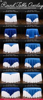 You might also like this photos. Round Table Overlay Sizing Combinations Cv Linens