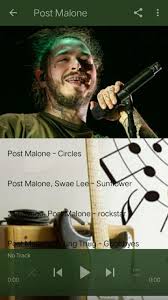 Top hits música e usuário amigável para usar. Post Malone Circles Take What You Want Para Android Apk Baixar