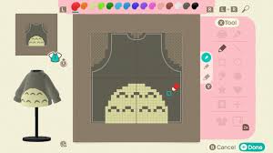 Totoro New Horizons Design New Animal Crossing Animal Crossing Pc Animal Crossing Game