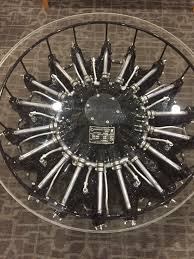 Furniture with vintage airplane parts. Radial Engine Coffee Table Industrial Lamp Design Radial Engine Engine Coffee Table
