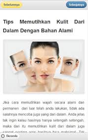 Tak perlu habis beribu pun gadis ini kongsi cara murah untuk cerahkan dan lembutkan kulit. Cara Memutihkan Wajah Alami Fur Android Apk Herunterladen
