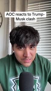 AOC Responds to Trump and Musk Clash