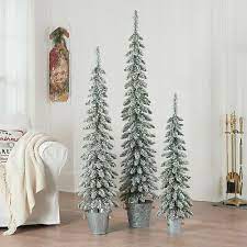 Pine Tree Design Creates A Realistic Appearance Wooden Carrying Handles Make Transport And Sto In 2021 Christmas Entryway Skinny Christmas Tree Outdoor Christmas Tree