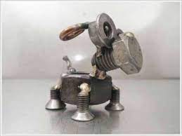 Tiny Nut Bolt Sculptures Welding Art Metal Sculpture Welding Art Projects