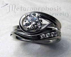 Unique Free Form Engagement Ring Set Design Your Own Engagement Ring Metamorphosis Jewelry It can save a lot of time and money if you design a wedding band at the same time as you're designing a custom engagement ring. unique free form engagement ring set