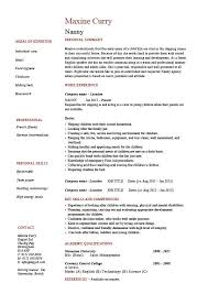 Professionally written and designed resume samples and resume examples. Nanny Resume Example Sample Babysitting Children Professional Skills Jobs