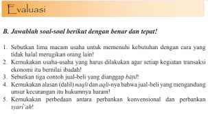 Simak kunci jawaban kelas 4 sd tema 8 subtema 3 pembelajaran 4 buku tematik daerah tempat tinggalku halaman 152, 153, 154, 155 dan 157. Jawaban Esai Evaluasi Bab 9 Pai Halaman 156 Kelas 11 Ekonomi Islam Bastechinfo