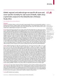 Pdf Global Regional And National Age Sex Specific All Cause And Cause Specific Mortality For 240 Causes Of Death 1990 2013 A Systematic Analysis For The Global Burden Of Disease Study 2013