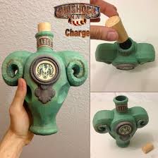 Bioshock Infinite Undertow Vigor Bottle Bioshock Infinite Charge Vigor Papercraft By Jouzumania Bioshock Infinite Bioshock Bioshock Art