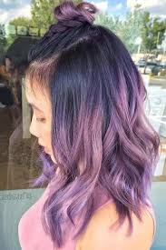 35 Purple Balayage Hair Color Ideas From Subtle To Vibrant With Hairstyle Purple Balayage Lilac Hair Purple Hair