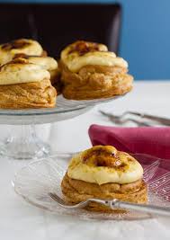 Puit S D Amour With Rhubarb Compote Recipe Compote Recipe Rhubarb Compote Dessert Recipes