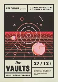 The Vaults Res Onance 27 12 14 Https Www Facebook Com Events 1378754479084878 Ref Ts Graphic Design Posters Graphic Design Inspiration Graphic Design