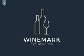 Wine Mark Logo Wine Logo Wine Bottle Logo Winery Logo