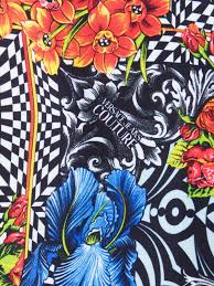 Gianni versace pocket square of pure silk in excellent condition; Versace Jeans Couture Floral Print Shirt Shirts B1gua6r3s0527899